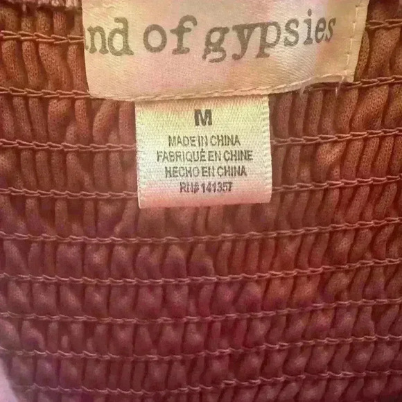 Band of Gypsies Floral Strapless Jumpsuit Size M ♥️ - Picture 7 of 8